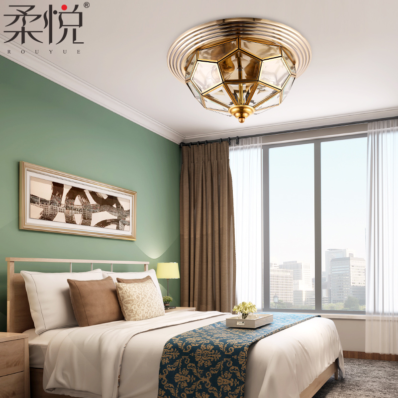 Lighting European style All copper bathroom Ceiling lamp originality The door Simplicity Corridor balcony kitchen lamps and lanterns modernin the Decoration main material , Lamps , Ceiling category - from Buy2taobao.com to provide professional Taobao agent buy service