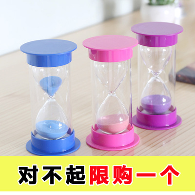 沙漏计时器儿童防摔定时时间30 60分钟创意装饰品摆件女生日礼物