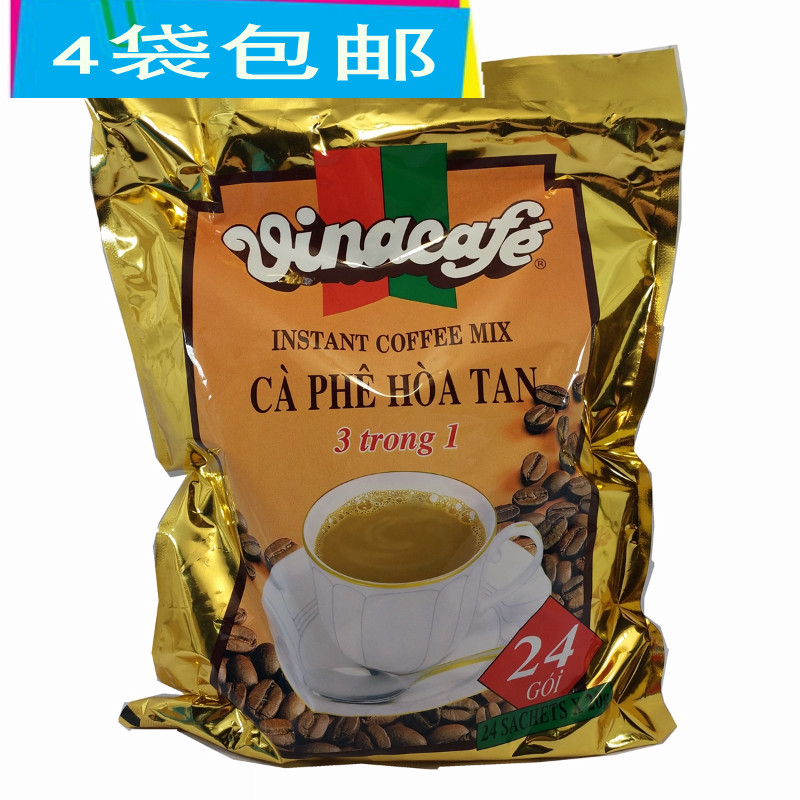 越南金装VINACAFE威拿咖啡3合1咖啡480克24小袋4袋包邮在类目 咖啡/麦片/冲饮, 速溶咖啡/咖啡豆/粉, 速溶咖啡中 - 来自Buy2taobao.com提供专业的淘宝代购服务