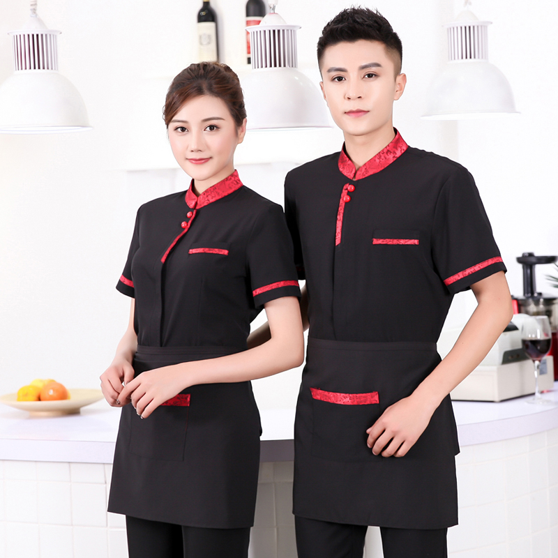 uniform Restaurant Chinese Farm clothes Pot shops Customized Restaurant Short sleeved coverall Waiter summerin the Personalized custom/Design Services/DIY , Custom tooling, Customized overalls category - from Buy2taobao.com to provide professional Taobao agent buy service