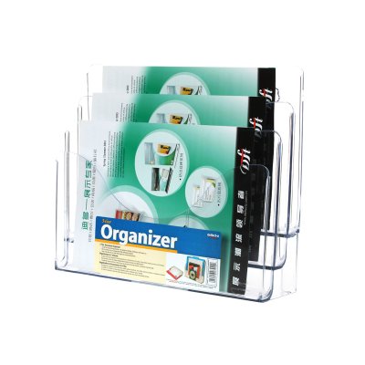 Transverse A4 three layers multi-function combination Display rack A6 Hanging wall 3 Color pages advertisement Propaganda rack Business Office Catalogue holderin the Electronic Dictionary/Electronic paper book/Stationery , Shelves/Display items , File Block/Document holder/File box category - from Buy2taobao.com to provide professional Taobao agent buy service