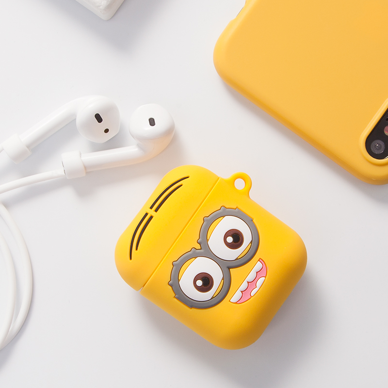 【ins超火】苹果耳机保护套 airpods1/2代通用小黄人双眼新airpods2无线蓝牙耳机盒个性创意硅胶软潮男女可爱|ruв категории Цифровые аксессуары, MP3/Mp4 аксессуары, наушники - от Buy2taobao.com для оказания профессиональной услуги покупки агента Taobao