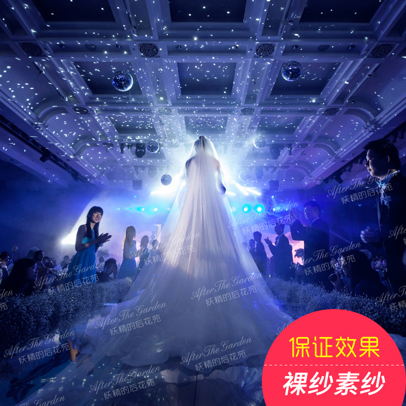 Alluring woman Headdress Wedding dress new pattern Korean Bridal veil Super long marry Headdress princess Tailing wedding 108in the Accessories/Leather belt/Hat/Muffler , Wedding dress accessories , Veil category - from Buy2taobao.com to provide professional Taobao agent buy service