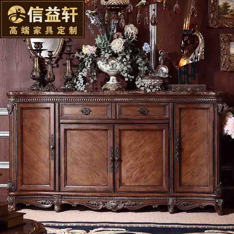 信益軒定制家具美式鄉村實木鞋櫃大容量儲物櫃歐式複古雙門玄關櫃在類目 住宅傢俱, 櫃類, 鞋櫃中 - 來自Buy2taobao.com提供專業的淘寶代購服務