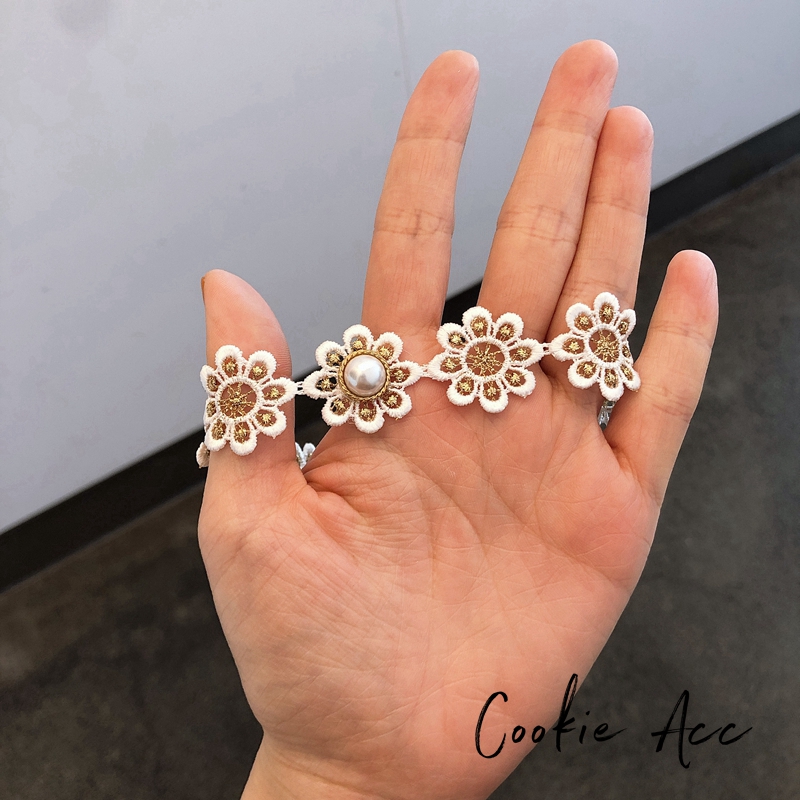 cookie韩国颈链女短款锁骨网红蕾丝复古超仙choker|msdalam kategori Aksesori/Barang Kemas Fesyen, kalung - dari Buy2taobao.com untuk memberikan perkhidmatan ejen Taobao profesional membeli