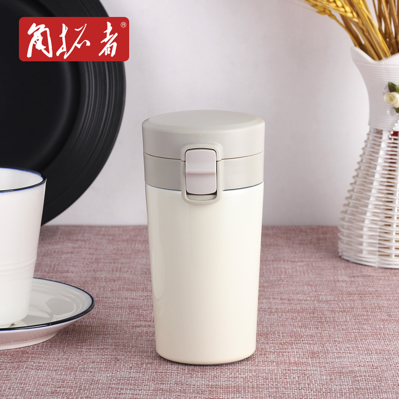 Rio's corner Japanese Stainless steel Mug European style Simplicity Readily Cup vacuum heat preservation Portable A key Opening the cover Leak proofin the Tableware , Coffee , Mug category - from Buy2taobao.com to provide professional Taobao agent buy service