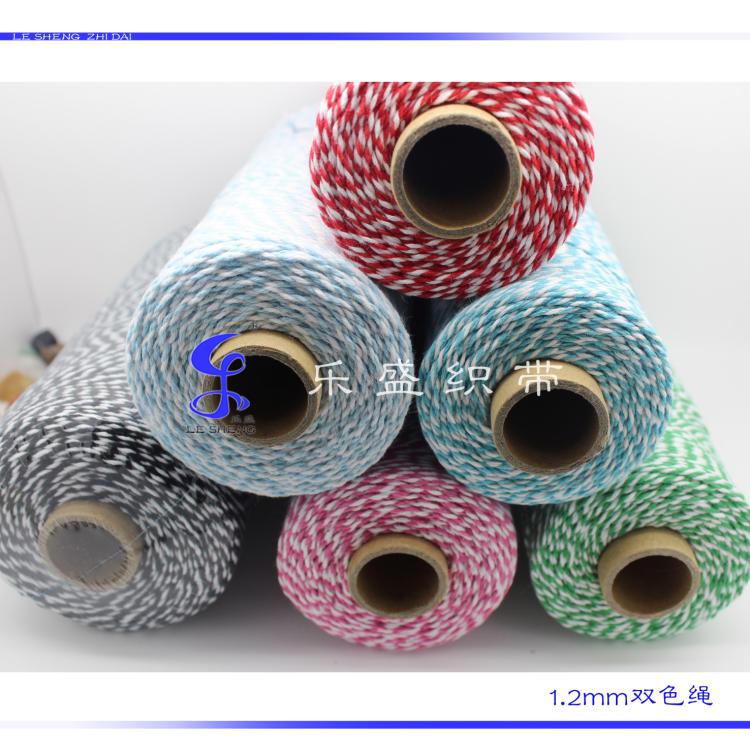 红白黑白蓝白绿白吊牌贺卡线蛋糕包装线间隔线双色棉线绳乐盛包邮|msdalam kategori rumah Fabrik, bahan-bahan jahitan DIY, alat dan produk siap, Aksesori jahit DIY/aksesori/aksesori, tali - dari Buy2taobao.com untuk memberikan perkhidmatan ejen Taobao profesional membeli