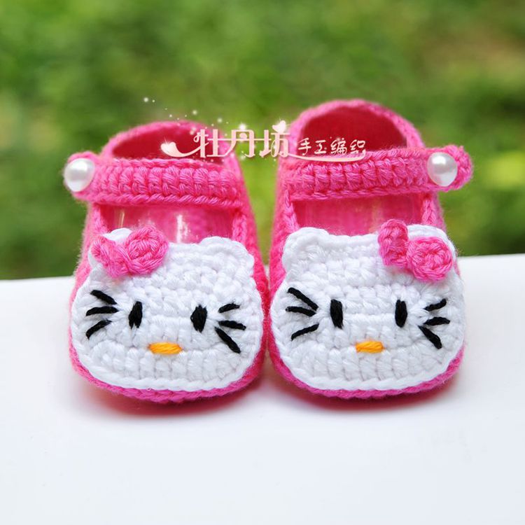 hellokitty凯蒂猫手工宝宝婴儿毛线软底学步鞋0-1岁春秋卡通清仓在类目 童鞋/婴儿鞋/亲子鞋, 婴儿步前鞋/袜鞋中 - 来自Buy2taobao.com提供专业的淘宝代购服务