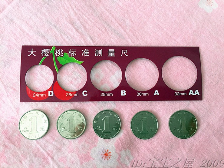 大櫻桃測量尺軟尺果徑直徑大小等級小型水果標准卡尺漏子 銅版紙在類目 五金/工具, 手動工具, 測量工具, 其它測量工具中 - 來自Buy2taobao.com提供專業的淘寶代購服務
