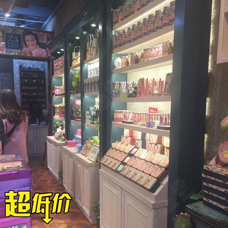 複古化妝品櫃台展示櫃護膚品展櫃陳列櫃産品展櫃美甲櫃簡約現代在類目 商業/辦公傢俱, 貨架/展櫃, 化妝品展櫃中 - 來自Buy2taobao.com提供專業的淘寶代購服務