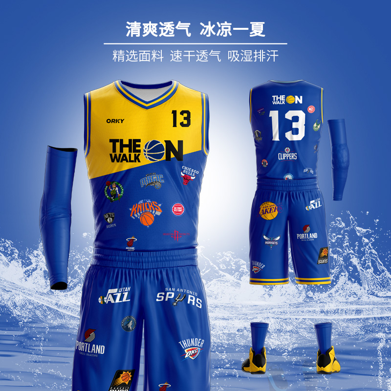 沃恺ORKY个性定制篮球服套装男夏季比赛队服儿童运动背心训练球衣在类目 运动/瑜伽/健身/球迷用品, 篮球, 篮球服中 - 来自Buy2taobao.com提供专业的淘宝代购服务