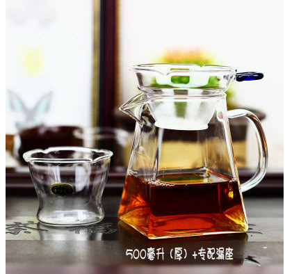 包郵耐熱玻璃功夫茶具加厚公道杯帶茶漏分茶器茶海四方公杯包郵在類目 餐飲具, 茶具, 公道杯中 - 來自Buy2taobao.com提供專業的淘寶代購服務