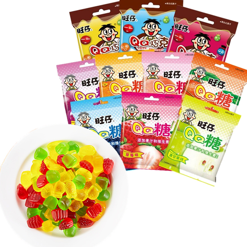 旺旺旺仔QQ糖20g*30包橡皮果汁软糖果80后怀旧零食小食品喜糖批发|msdalam kategori makanan ringan/Nuts/Specialty, Gula-gula dan makanan ringan/Jelly/Pudding, gula-gula - dari Buy2taobao.com untuk memberikan perkhidmatan ejen Taobao profesional membeli