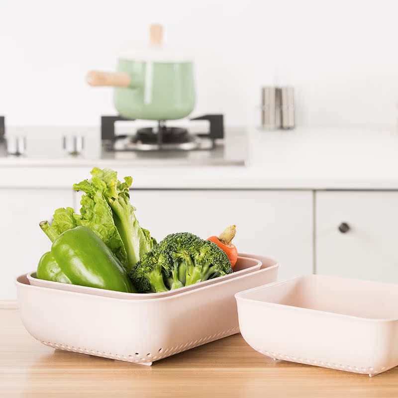 沥水篮套装 3个|msdalam kategori dapur/memasak Appliances, Alat dapur/Penyimpanan dapur, Alat dapur Set - dari Buy2taobao.com untuk memberikan perkhidmatan ejen Taobao profesional membeli