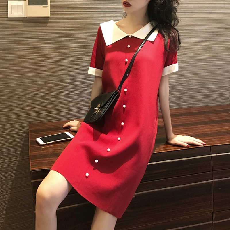 孕婦連衣裙夏裝新款2019時尚款潮媽短袖寬松中長款針織複古連衣裙在類目 孕婦裝/孕產婦用品/營養, 孕婦裝, 連衣裙中 - 來自Buy2taobao.com提供專業的淘寶代購服務
