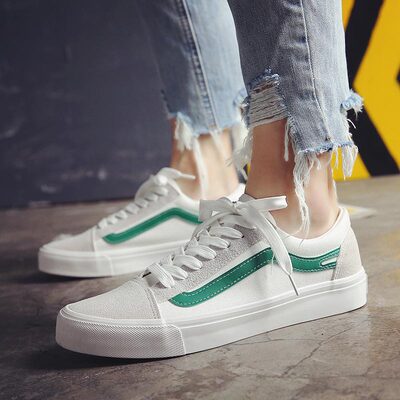 夏季文艺小白鞋男鞋2017新款帆布鞋韩版潮流布鞋百搭2018鞋子潮鞋