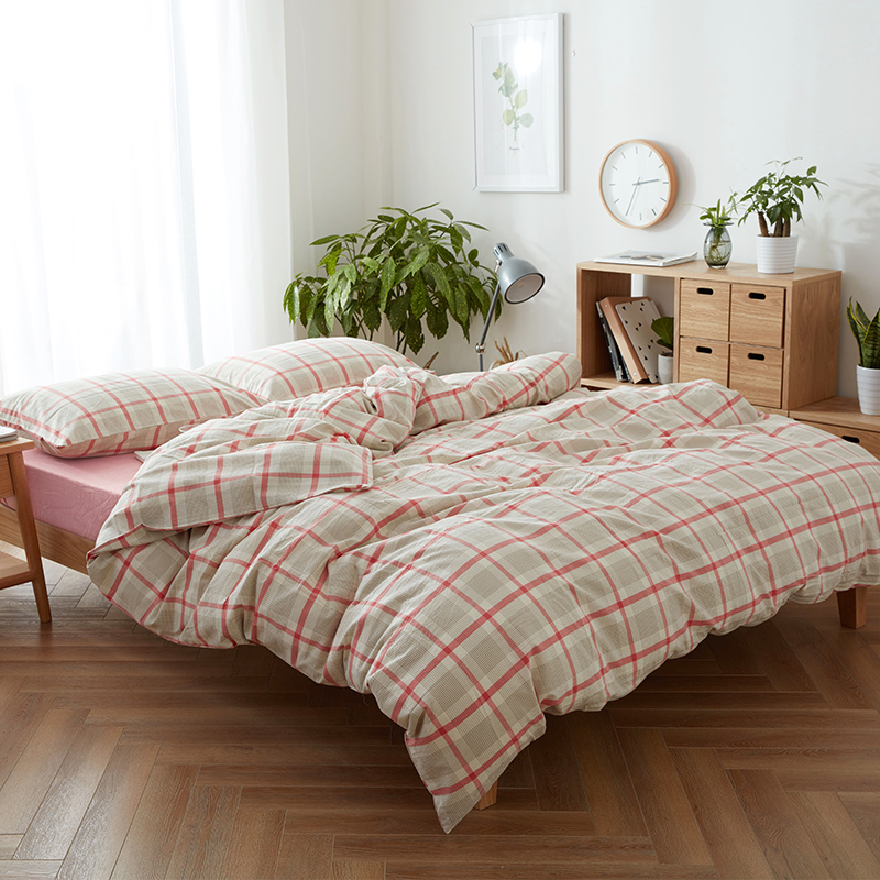 Japanese Ichiban Washed cotton Quilt cover singleton knitting Cotton Double pure cotton student dormitory Plain colour Quilt coverin the Bedclothes , Quilt category - from Buy2taobao.com to provide professional Taobao agent buy service
