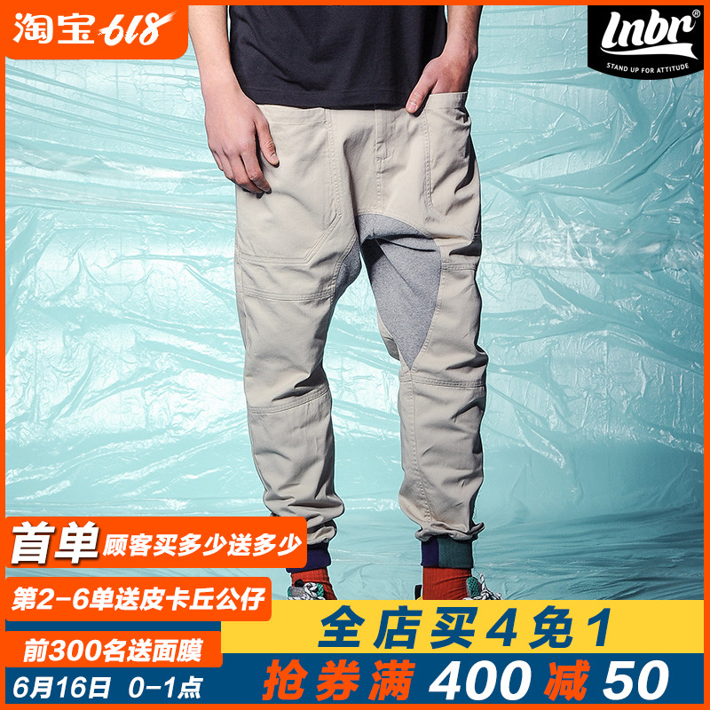LNBR Original Chaopai cartoon Shark Cartoon printing Straight Pencil Pants Color matching Thread leisure time men and women Haren pantsin the Men's clothing, Casual pants category - from Buy2taobao.com to provide professional Taobao agent buy service