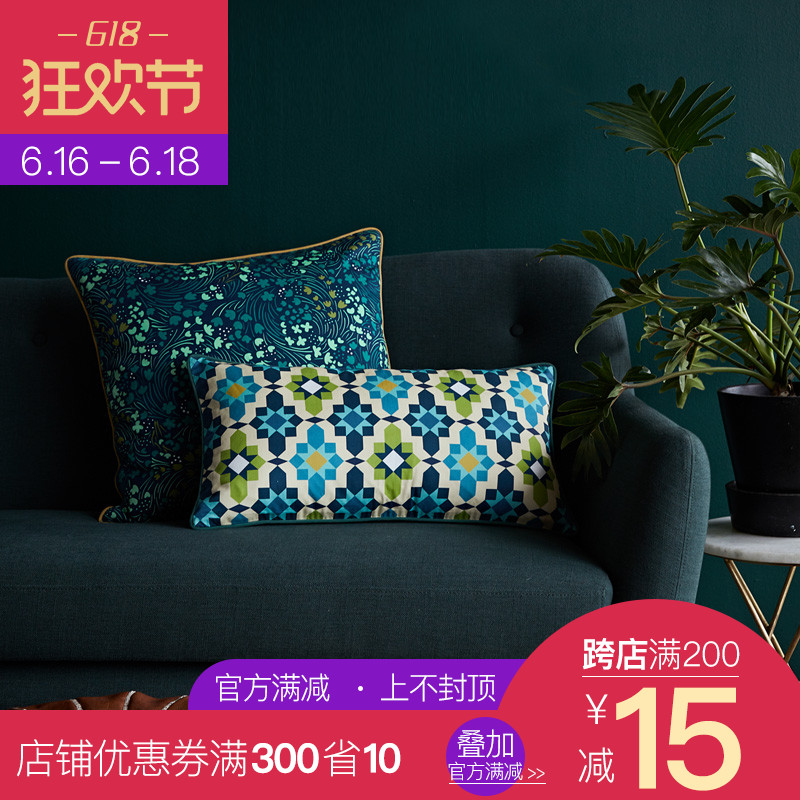 crayon Dawn Pillowcase customized Northern Europe style sofa Pillow a living room Backrest pad Lumbar pad Siesta pillow Retroin the Home Fabric , Pillow/Pillow category - from Buy2taobao.com to provide professional Taobao agent buy service
