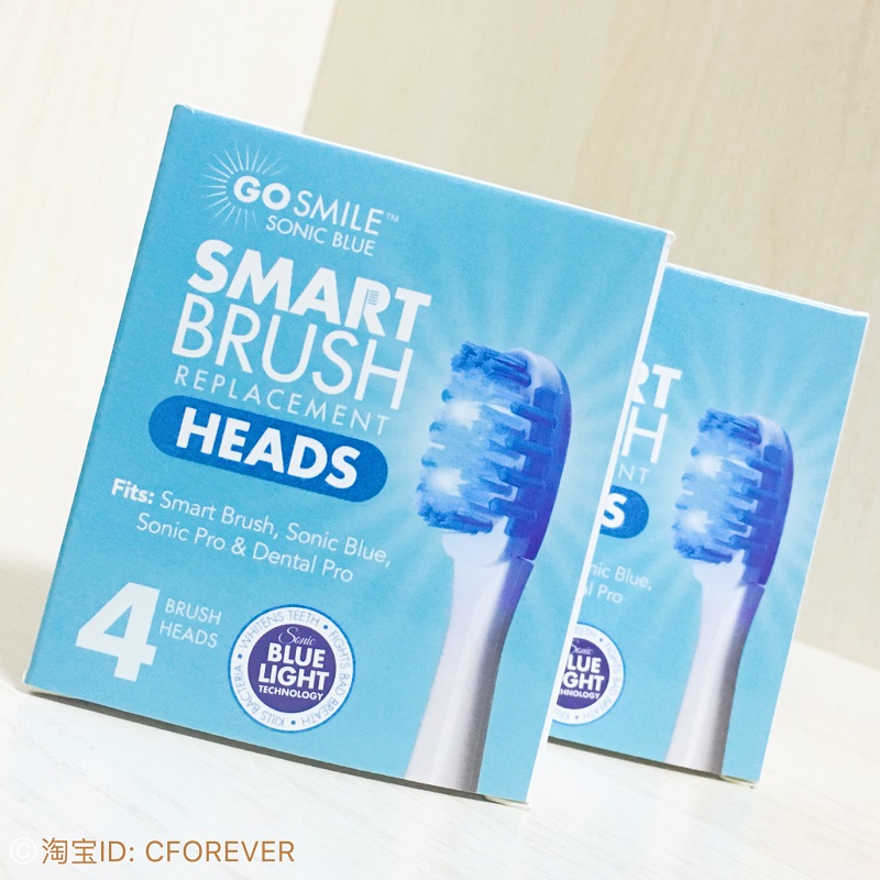 goods in stock U.S.A GOSMILE GO SMILE Sonic Blue light skin whitening Electric Toothbrush replace Brush 4in the Personal Care/Health/Massage equipment , Oral Care , Electric Toothbrush category - from Buy2taobao.com to provide professional Taobao agent buy service