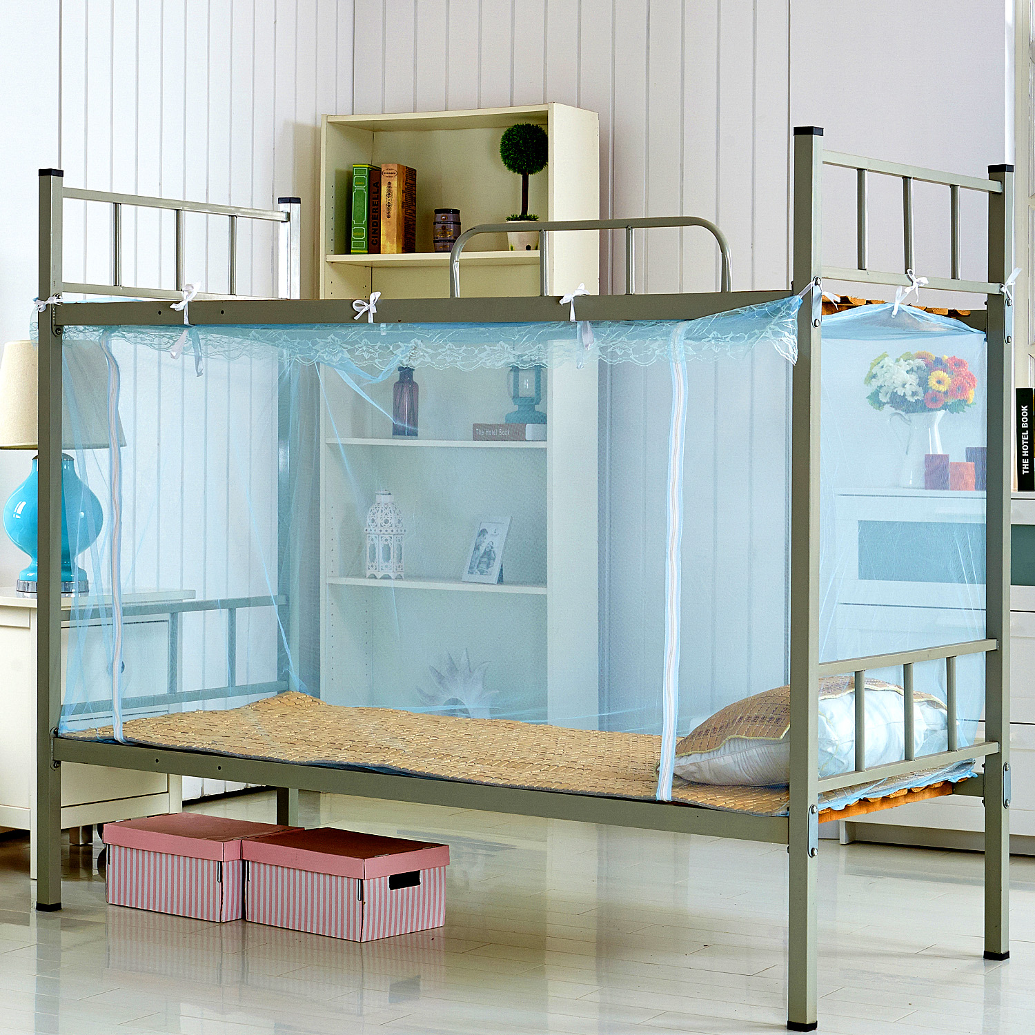 college student Mosquito net encryption Square top dorm dormitory Upper berth Lower berth Single On the bed Mosquito net install Mosquito netin the Bedclothes , Mosquito net category - from Buy2taobao.com to provide professional Taobao agent buy service