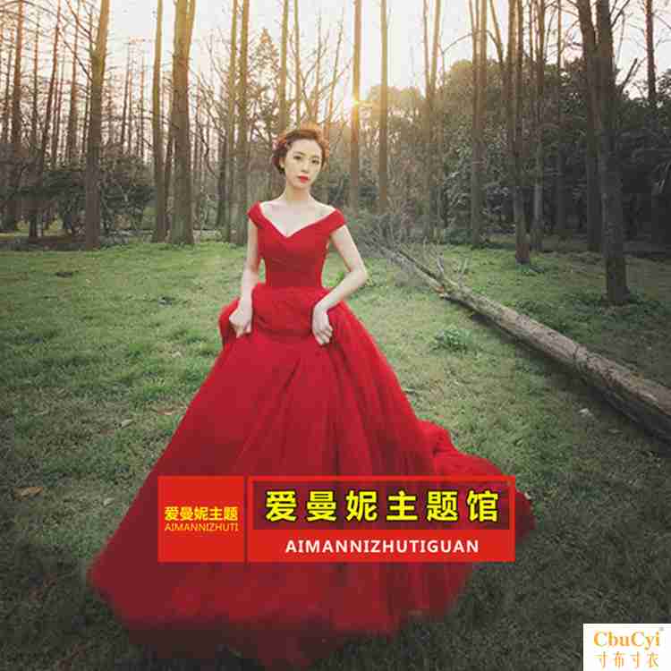 影楼主题服装红色外景拖尾婚纱服街拍情侣摄影时尚个性旅拍森林系在类目 女装/女士精品, 婚纱/旗袍/礼服, 礼服/晚装中 - 来自Buy2taobao.com提供专业的淘宝代购服务