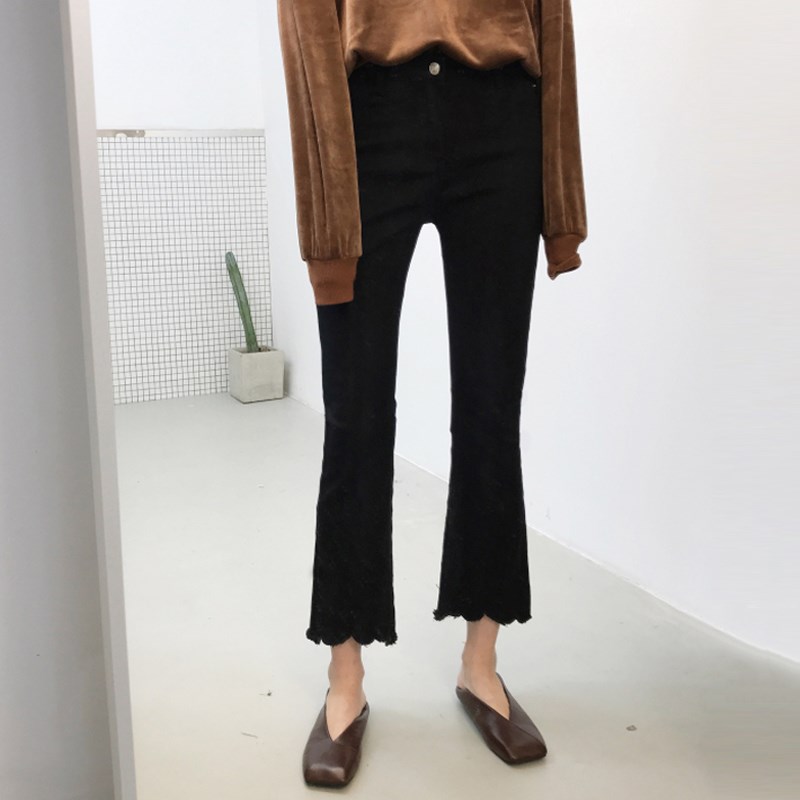 Autumn new pattern Jeans Add fertilizer XL 200 fat mm Paige Easy Show thin Nine points Weila pantsin the Women's clothing/Boutique , Large size women category - from Buy2taobao.com to provide professional Taobao agent buy service