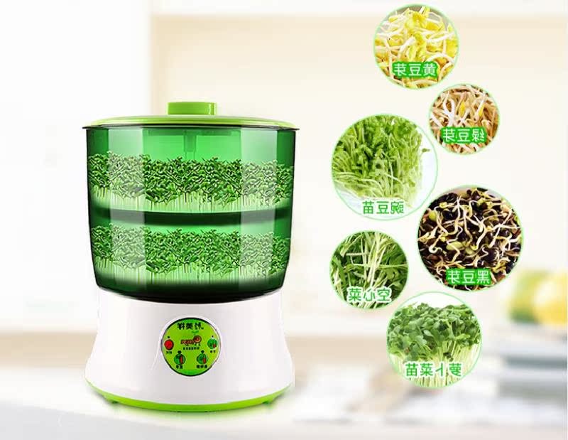 双层大容量豆芽机芽菜机生发芽机菜苗机110V台湾日本加拿大美国用|ruв категории кухонные приборы, Другие кухонные приборы, бобовые ростки машина - от Buy2taobao.com для оказания профессиональной услуги покупки агента Taobao