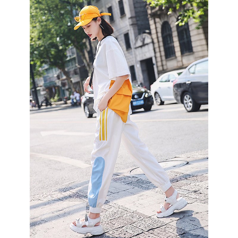 2019新款夏胖妹妹大码流行女赫风嘻哈运动显瘦韩版百搭套装|ruв категории Женская одежда, женской одежды - от Buy2taobao.com для оказания профессиональной услуги покупки агента Taobao