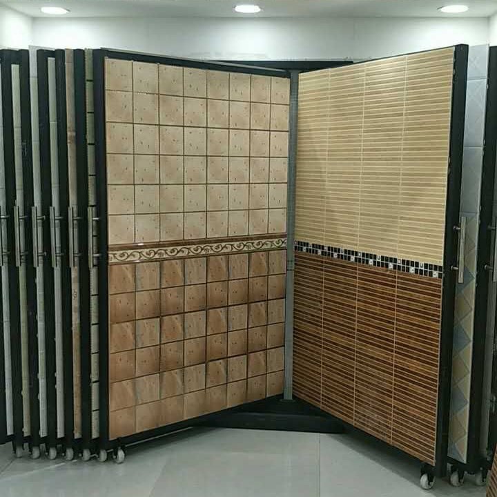 瓷砖展架翻页 陶瓷样品展示架 立式推拉柜双面 墙砖架子300 600|ruв категории коммерческий/офисная мебель, полки/витрина, бутик - витрина/витрина - от Buy2taobao.com для оказания профессиональной услуги покупки агента Taobao