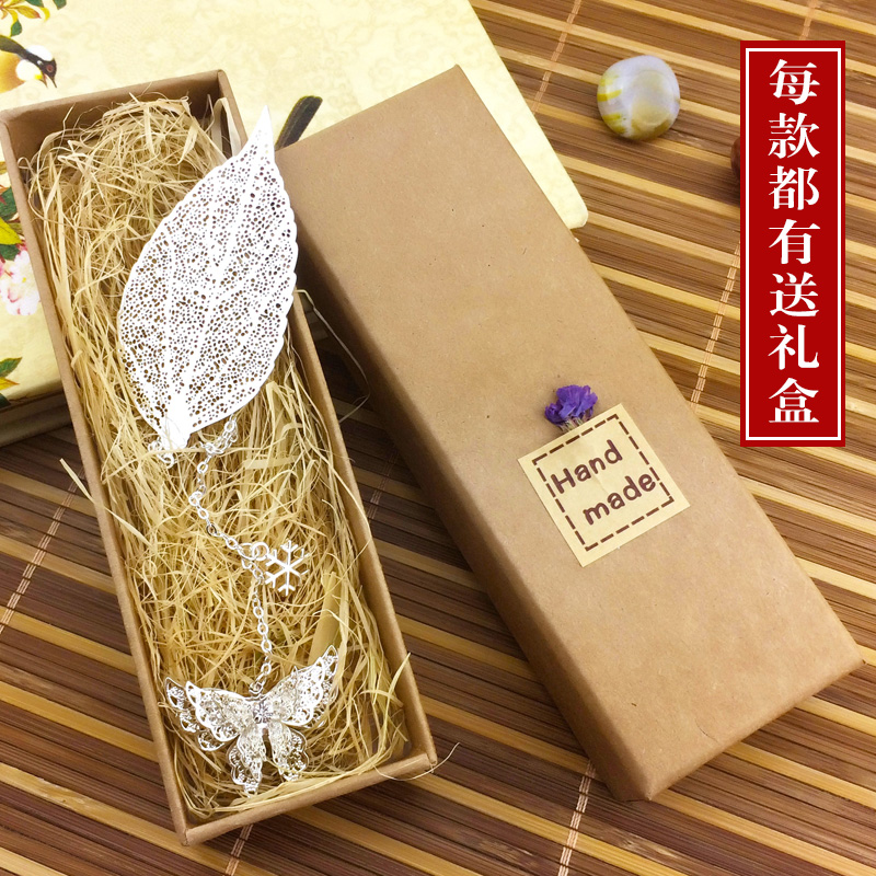 叶脉书签金属创意羽毛可爱书签学生古风毕业生日中国风小礼物女生在类目 电子词典/电纸书/文化用品, 纸张本册, 书签中 - 来自Buy2taobao.com提供专业的淘宝代购服务