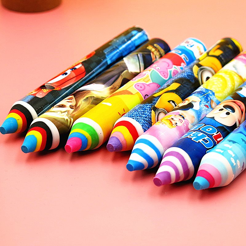 Cartoon Rainbow pencil eraser pupil study Supplies Colorful eraser Large rubber Stationeryin the Electronic Dictionary/Electronic paper book/Stationery , Everyday school supplies , Eraser category - from Buy2taobao.com to provide professional Taobao agent buy service