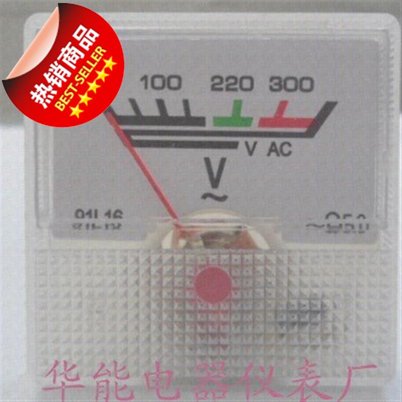 指针式交Y流电压表91L16-300V 一盒(白面50只卖)|ruв категории оборудование/инструменты, приборы, амперметр - от Buy2taobao.com для оказания профессиональной услуги покупки агента Taobao