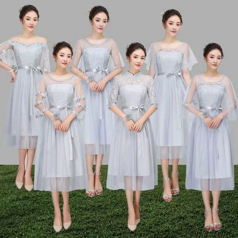 伴娘礼服女2019新款毕业春夏小礼服粉色学生伴娘服连衣裙闺蜜显瘦|ruв категории Женская одежда, Cвадебные платья, платье/вечернее платье - от Buy2taobao.com для оказания профессиональной услуги покупки агента Taobao