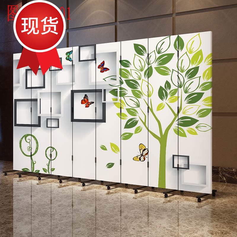 酒店办公室客厅挡板屏#风隔断折叠移动房间隔断墙欧式布艺带轮折|ruв категории коммерческий/офисная мебель, офисная мебель, экран перегородка, Управление экраном/перегородка - от Buy2taobao.com для оказания профессиональной услуги покупки агента Taobao