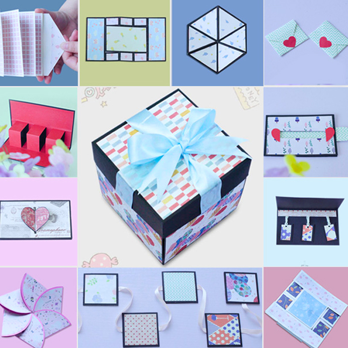 Eastern and Western Language Unburden Artifact Explosion Box A birthday present diy manual Material package Boyfriend album multi-storeyin the Festive supplies/Gift , Gift ideas , Albums/Album category - from Buy2taobao.com to provide professional Taobao agent buy service