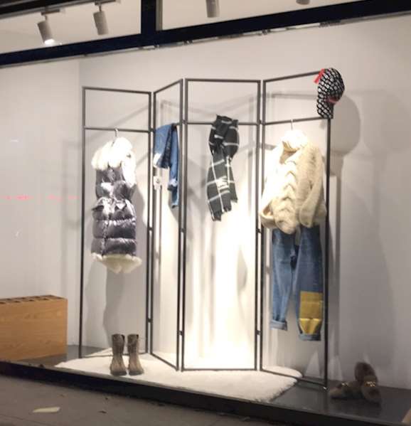 铁艺服装架简约服装店创意折叠屏风衣架橱窗展示架落地中岛侧挂架在类目 住宅家具, 架类, 衣帽架中 - 来自Buy2taobao.com提供专业的淘宝代购服务