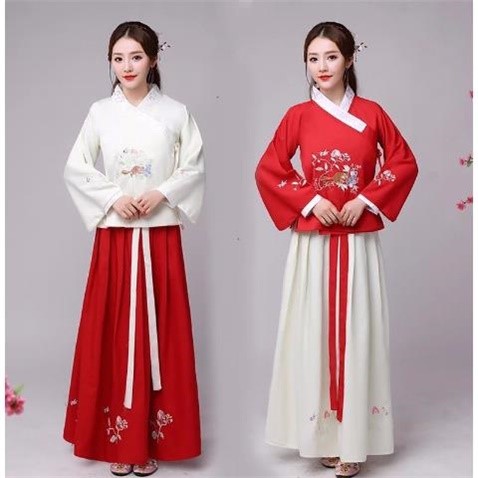 古装汉服女冬齐腰交领明制袄裙广袖流仙裙淡雅学生班服在类目 童装/婴儿装/亲子装, 儿童旗袍/唐装/民族服装, 唐装中 - 来自Buy2taobao.com提供专业的淘宝代购服务