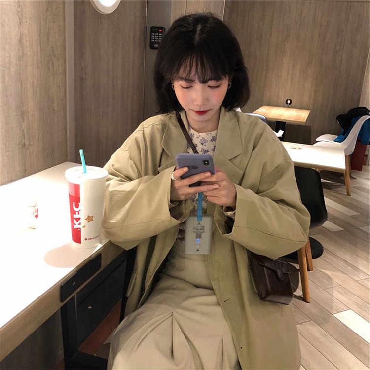 网红西装外套春季宽松薄款长袖小西服女百搭休闲风衣款学生中长|ruв категории Женская одежда, костюм - от Buy2taobao.com для оказания профессиональной услуги покупки агента Taobao