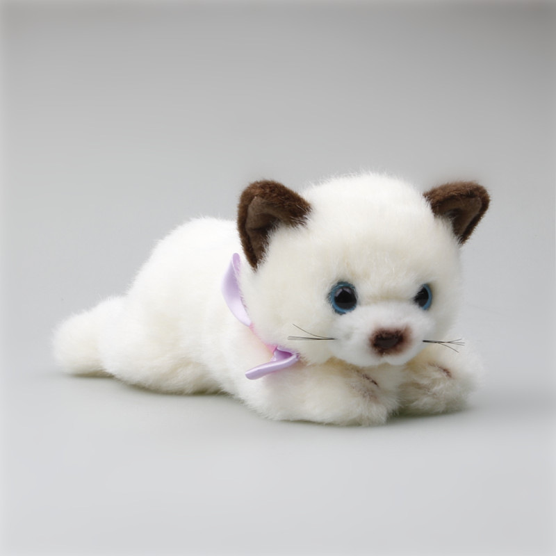 毛绒猫咪玩具公仔饰品 黑色领带小咪 仿真猫咪公仔摆件|ruв категории игрушка/коляска/головоломка/блоки/модель, моделирование/играть в игрушки, моделирование/животных, куклы - от Buy2taobao.com для оказания профессиональной услуги покупки агента Taobao
