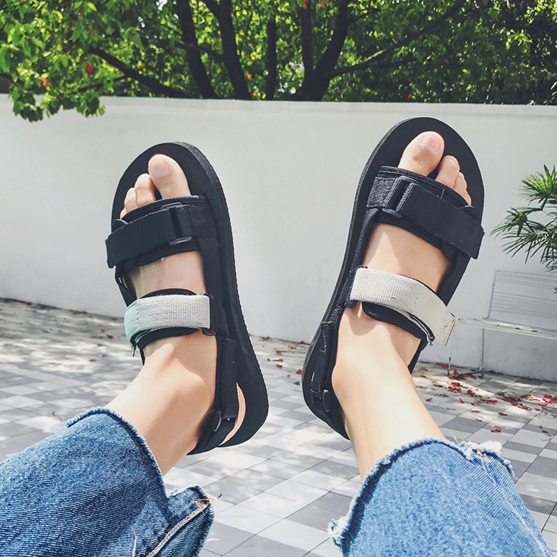 Sandy beach Sandals Men's Shoes Trend Korean Edition 2019 new pattern summer leisure time Versatile lovers man sandalsin the Men's Shoes, Sandals category - from Buy2taobao.com to provide professional Taobao agent buy service