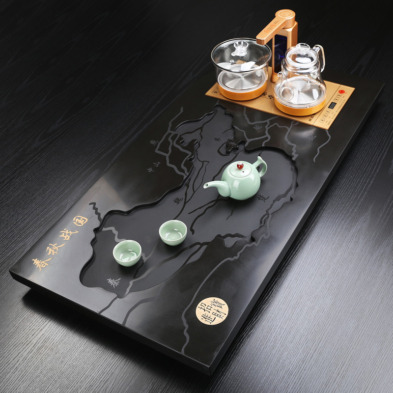 household Simplicity Large stone Tea Service high-grade Block Black stone tea tray a complete set fully automatic Kungfu Online tea set suitin the Tableware , Tea set , Tea tray category - from Buy2taobao.com to provide professional Taobao agent buy service