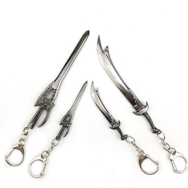Pendant Weapon Model Mighty Sword Snow Blade drink Kirsite Key buckle Pendants Decoration Wind and cloud Ornamentsin the Festive supplies/Gift , Gift ideas , Keychain category - from Buy2taobao.com to provide professional Taobao agent buy service