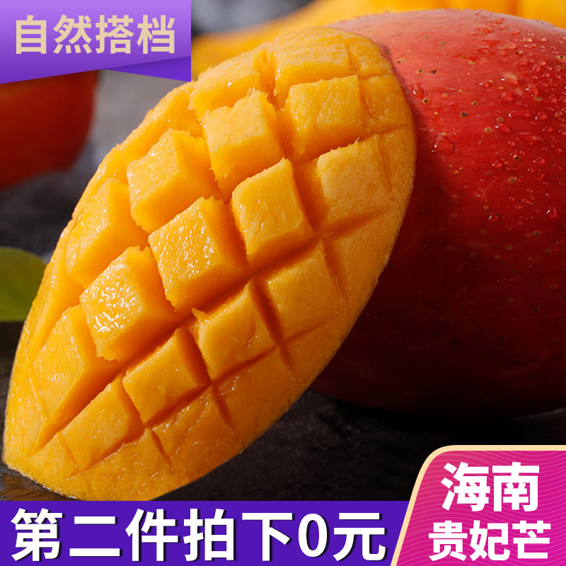 【第二件0元】海南贵妃芒精选大芒果新鲜2.5斤芒果现摘现发包邮在类目 水产肉类/新鲜蔬果/熟食, 新鲜水果, 芒果中 - 来自Buy2taobao.com提供专业的淘宝代购服务