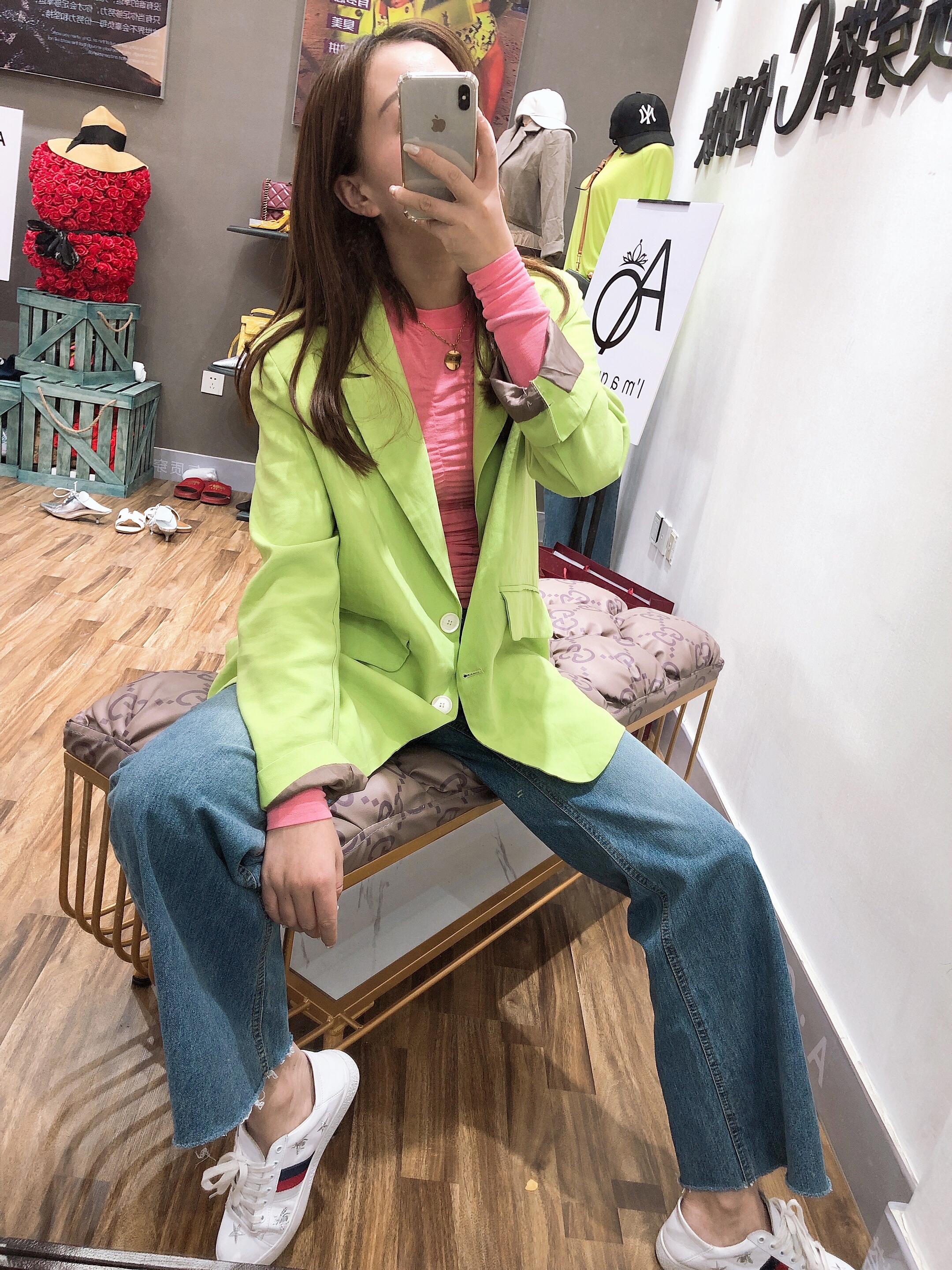 直播专用勿拍 AQ范超大牌的韩国货西服自留款均码|msdalam kategori Butik wanita / wanita, saman - dari Buy2taobao.com untuk memberikan perkhidmatan ejen Taobao profesional membeli