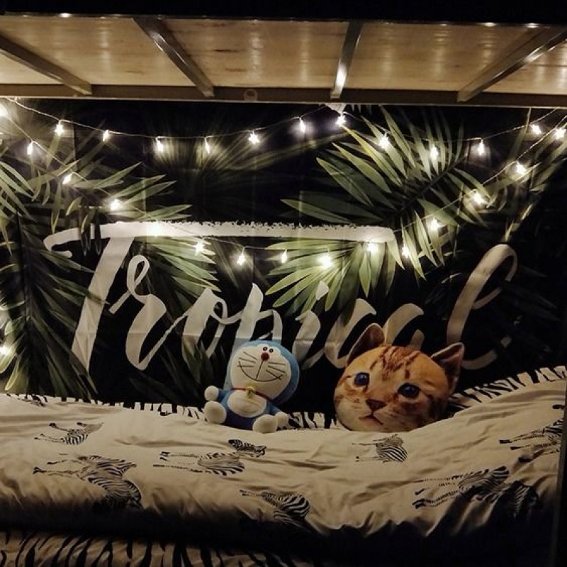 ins Valance Japanese Hearts Redwall Tapestries Photo background cloth Bedside room Decorative clothin the Home Fabric , Tapestry/Tapestry category - from Buy2taobao.com to provide professional Taobao agent buy service