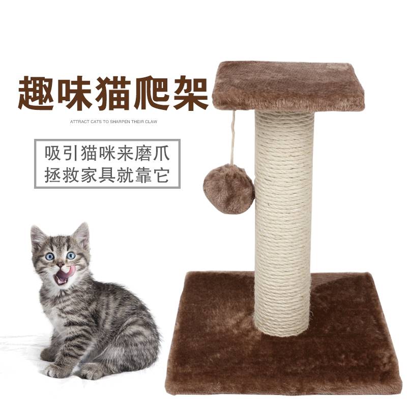 猫咪磨爪玩具猫抓柱猫爬架猫树猫窝猫跳台猫抓板小型猫玩具在类目 宠物/宠物食品及用品, 猫/狗玩具, 猫爬架中 - 来自Buy2taobao.com提供专业的淘宝代购服务