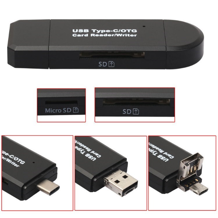 ✅?电脑安卓手机两用type-c多功能合一OTG读卡器迷你TF相机SD卡。在类目 3C数码配件, 数码周边, 读卡器中 - 来自Buy2taobao.com提供专业的淘宝代购服务