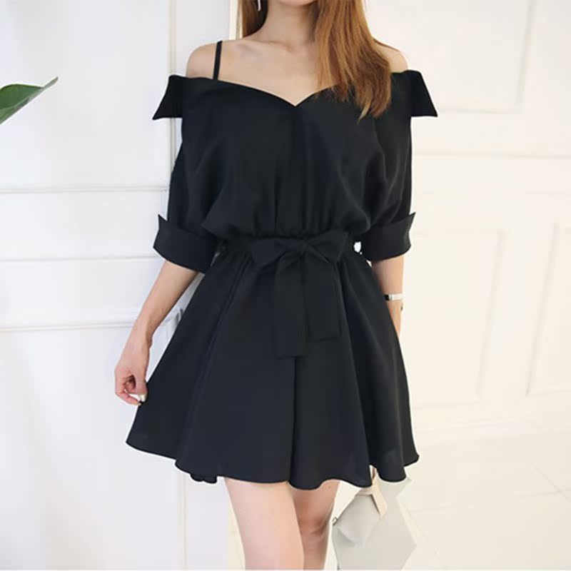 2019 new pattern Summer wear Large Women's wear Add fertilizer enlarge Belly MM camisole Off Shoulder sexy Dressin the Women's clothing/Boutique , Large size women category - from Buy2taobao.com to provide professional Taobao agent buy service
