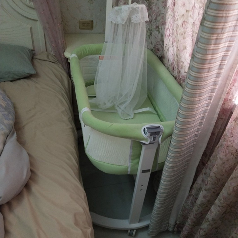 中床新生儿小床宝宝床婴儿床多功能便携式床边床可移动拼接带蚊帐|ruв категории подгузник/шампунь/вскармливать/тележка кроватью, детская кровать/кровать для младенца/колыбель/стул, кровать для младенца/детская кровать - от Buy2taobao.com для оказания профессиональной услуги покупки агента Taobao